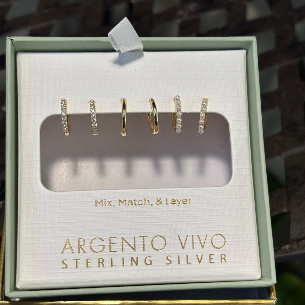 Petite Hoop Earrings - Picture 7 of 9